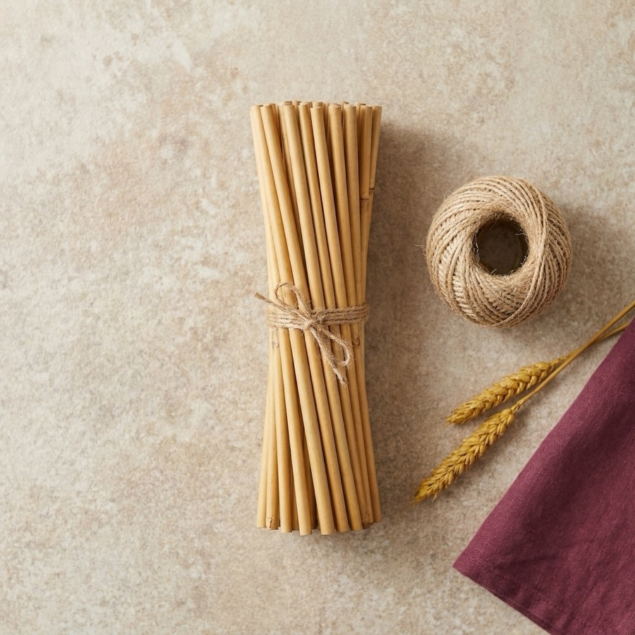 Bamboo Plant Stakes, 4 ft 25-Pack
