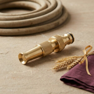Adjustable Solid-Brass Hose Nozzle