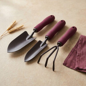 Ergonomic Hand Trowel & Cultivator Set, 3-Piece