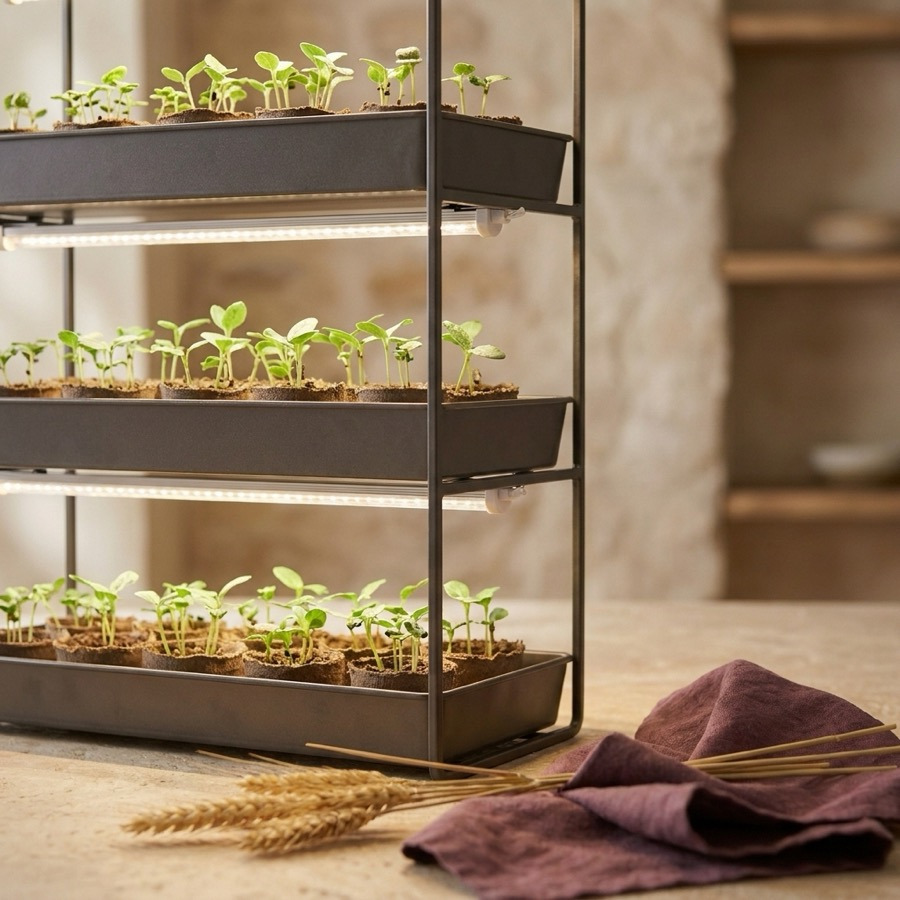 Deluxe Tabletop Grow-Light Seed Station