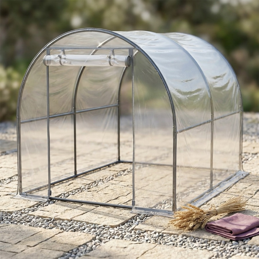 Walk-In Greenhouse Grow Tunnel, 10 ft