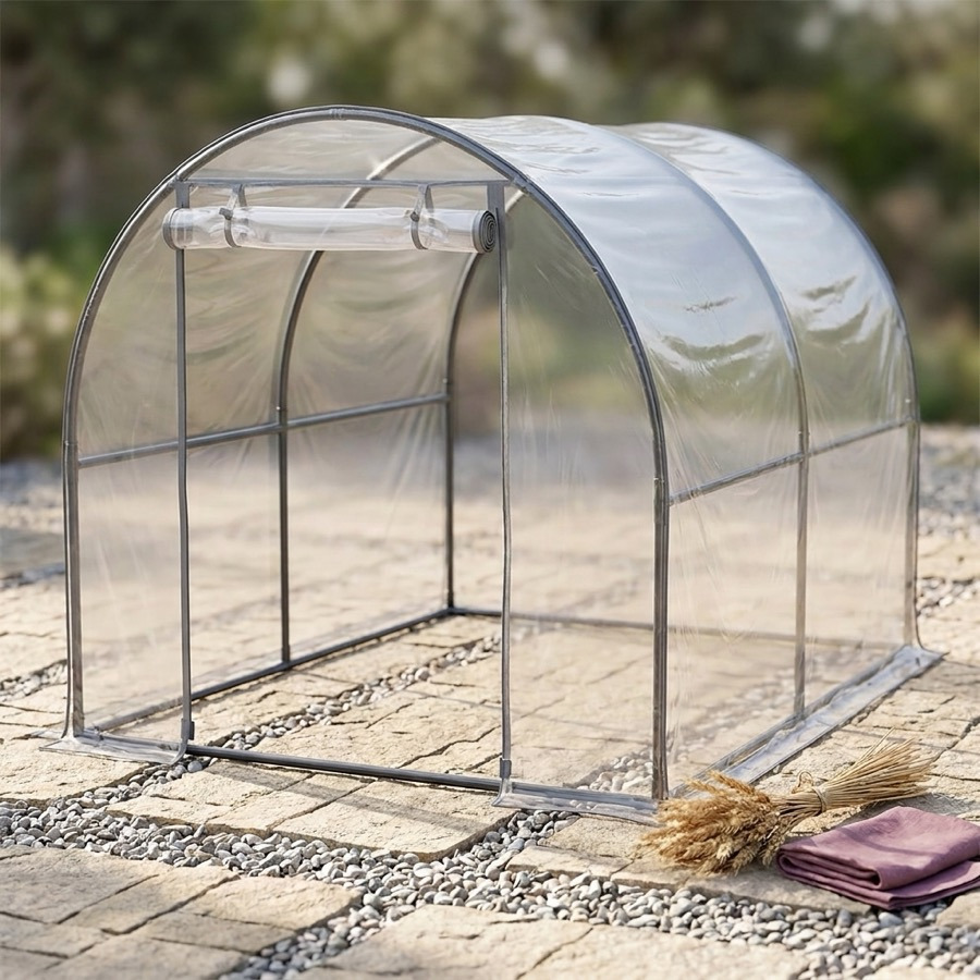 Walk-In Greenhouse Grow Tunnel, 10 ft